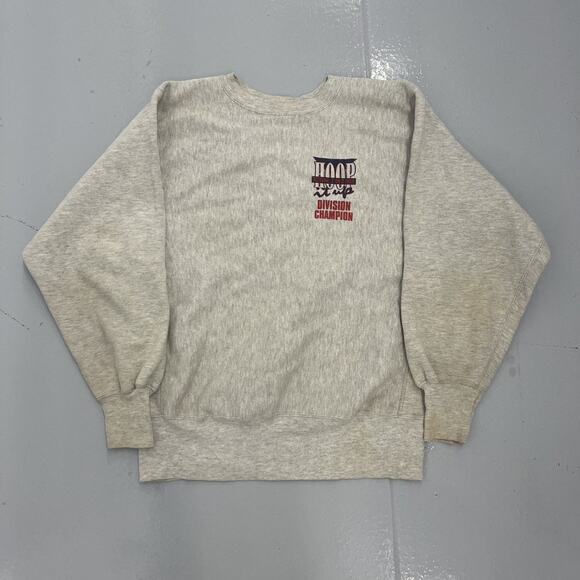 Vintage 90s Hoop 3on3 Grey Champion Reverse Weave - Picture 1 of 7